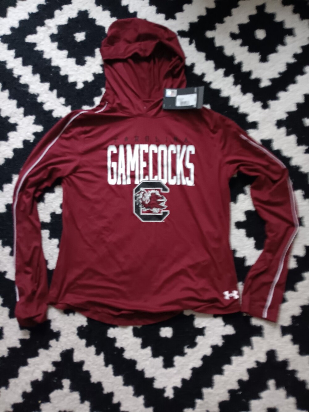 Under Armour Garnet South Carolina Gamecocks Hooded Performance Shirt